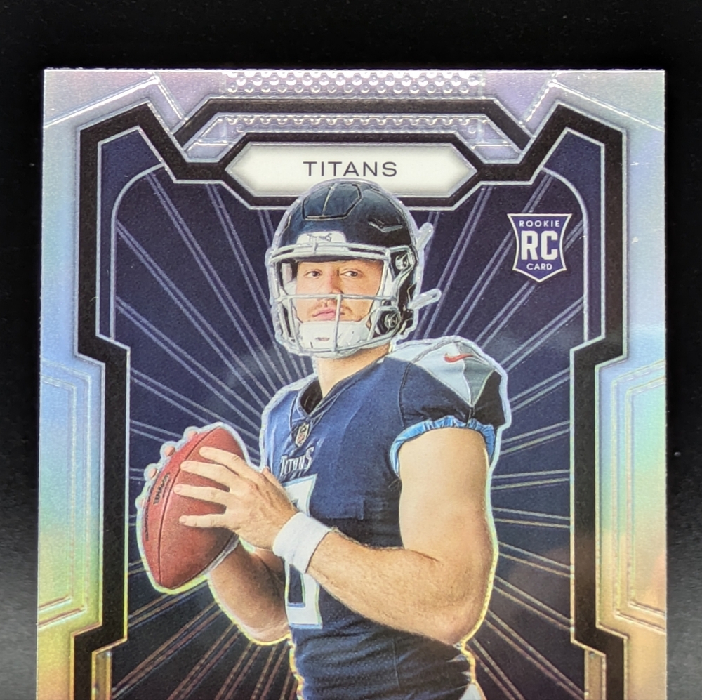 2023 Panini Prizm Rookie Variation Silver Prizm Will Levis #303 Rookie Titans RC - Picture 2 of 6